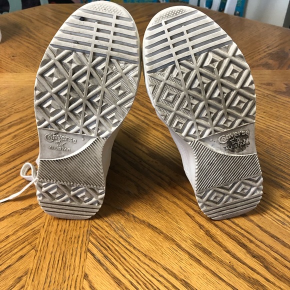 Women’s Platform Hightop Converse Army Green Size 8 - Picture 9 of 9